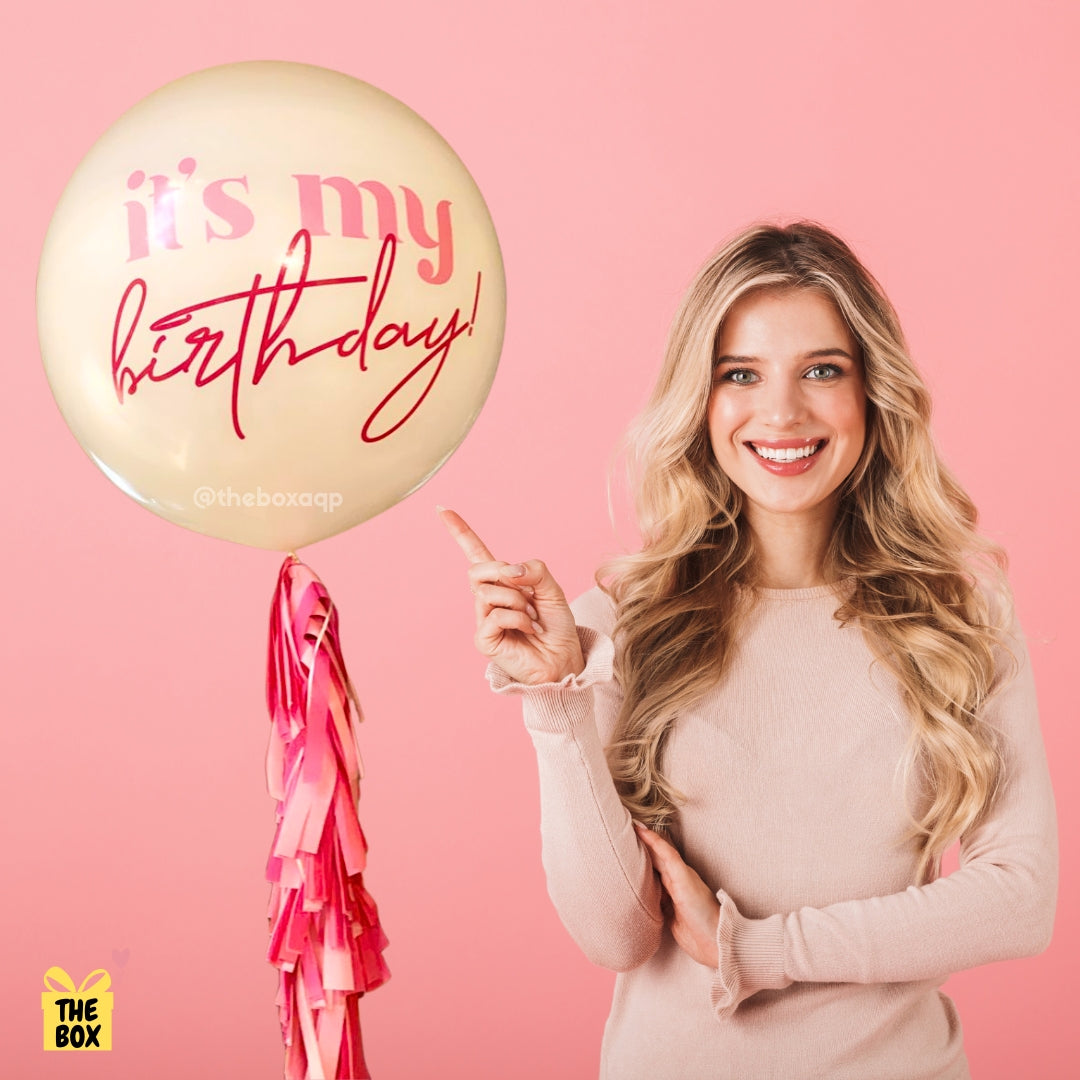 Globo Burbuja Its my Birthday