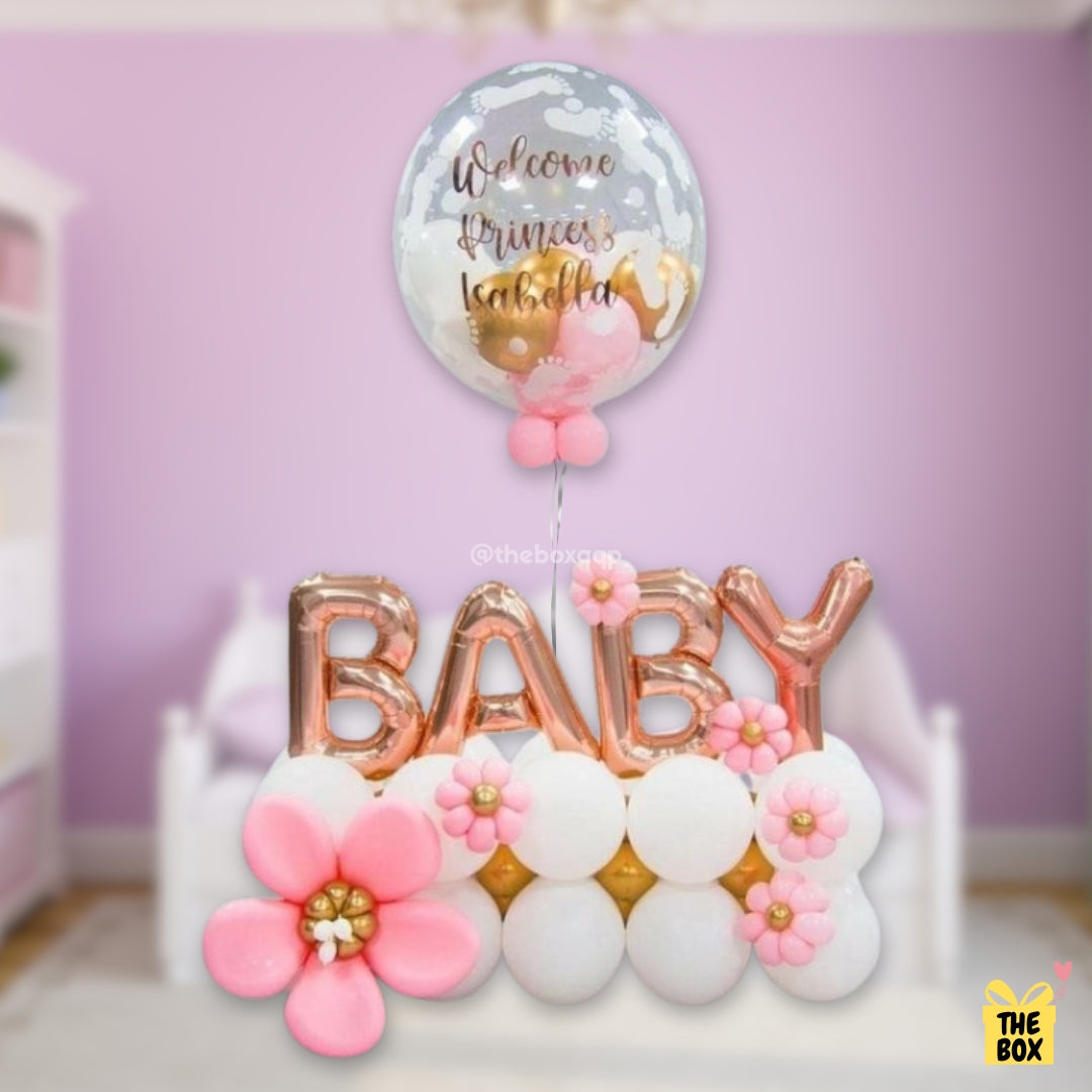 Arreglo de globos Baby
