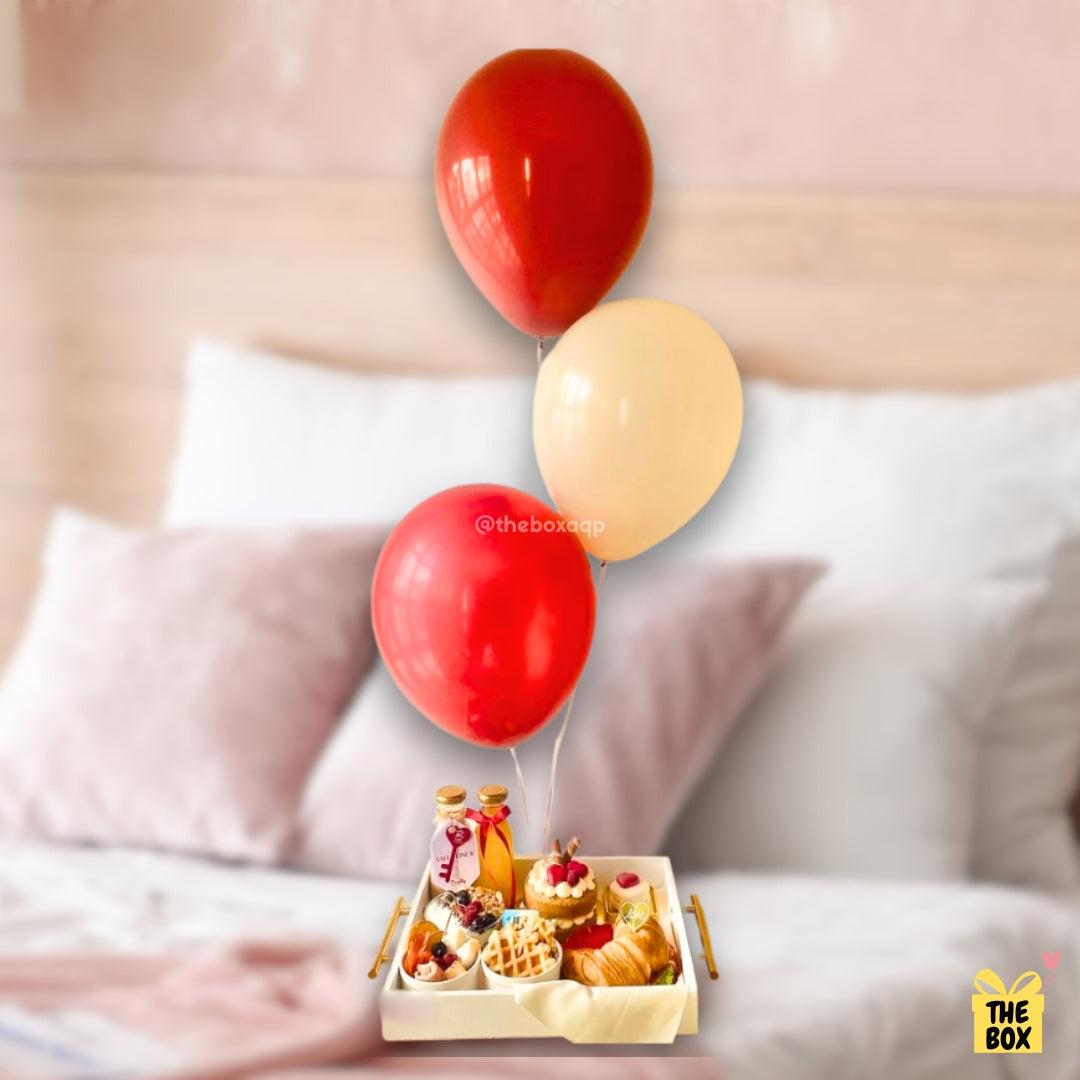 Desayuno personalizado con Globos