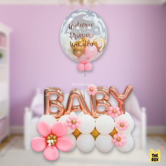 Arreglo de globos Baby