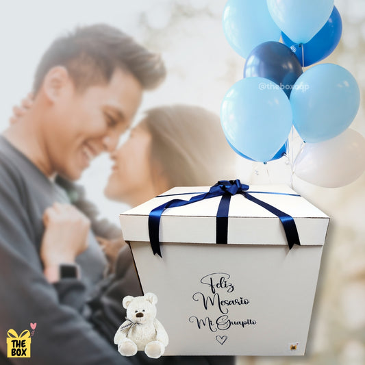 💙 Caja Sorpresa de Feliz Mesario – Especial para Él 🎁✨