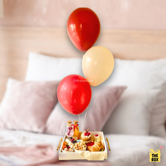 Desayuno personalizado con Globos